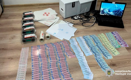 Нацполіція викрила на Хмельниччині підпільну друкарню фальшивих документів