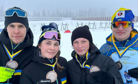 Глухівські біатлоністи вибороли нагороди Чемпіонату України серед юнаків і дівчат