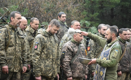 Артилерійська бригада, в якій служать бійці з Переяславщини, отримала відзнаку від президента