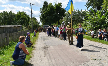 У вічність провели щирого сина України Григорія Дідуса, який загинув на війні