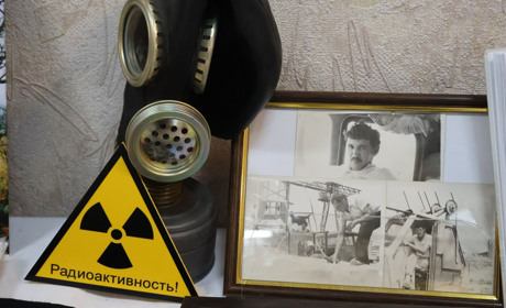 У міському музеї Південноукраїнська відкрили виставку до річниці Чорнобильської катастрофи