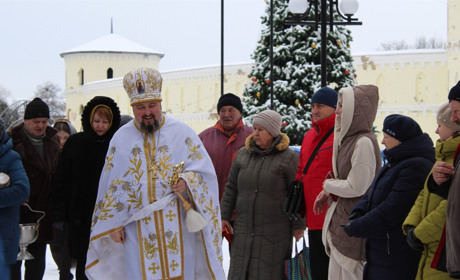 У Тростянці вперше відзначали Водохреща 6 січня: як пройшла священна літургія. Фоторепортаж
