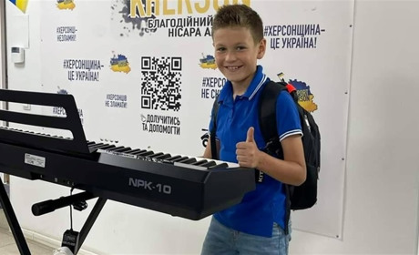 9-річний хлопчик з Нової Каховки здійснив свою мрію