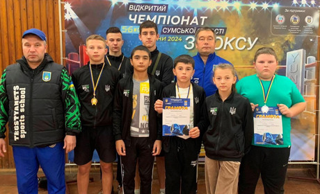 Шість медалей для Тростянця: юні спортсмени виступили на чемпіонаті Сумської області з боксу