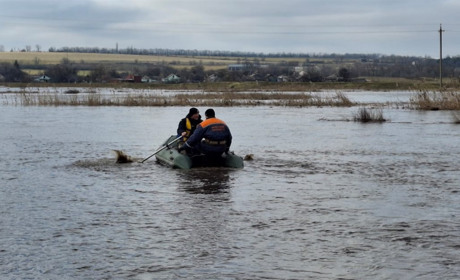 На Миколаївщині через танення снігу та дощі підтопило низку сіл: ДСНС відкачали сотні кубів води