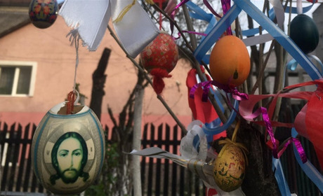 Найсвятковіший палісадник до Великодня – на вулиці Франка