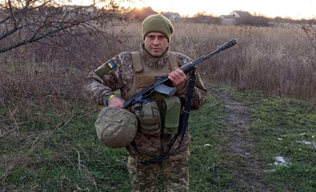 Пам'яті мужнього воїна, захисника та Героя Сергія Войцехівського з с. Терешки Барської громади