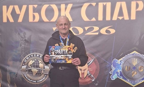 Ветеран зі Звягельщини Олександр Лісановський став чемпіоном України з пауерліфтингу