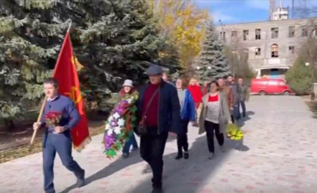 Колаборанти Нової Каховки відзначили 80-річчя звільнення Каховщини