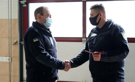 Рятувальникам Чортківщини представили нове керівництво районного управління ДСНС