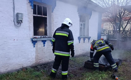 У Фастові під час пожежі у приватному будинку постраждав власник