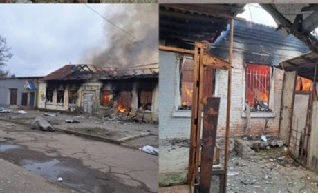 Загарбники знову обстрілюють Нову Каховку: ушкоджені магазини