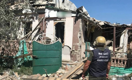 Наслідки артилерійського обстрілу по Курилівській громаді