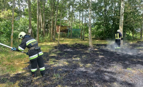 У селі на Переяславщині горіла трава на приватному подвір’ї