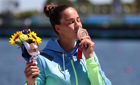Дванадцята медаль України на Олімпіаді в Токіо — каноїстка Людмила Лузан стала третьою
