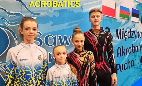 У спорті понад 10 років: дрогобицькі акробати отримали “срібло” на міжнародних змаганнях у Варшаві