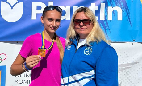 Настя Лянка з Градениць здобула бронзу на Чемпіонаті України з легкої атлетики