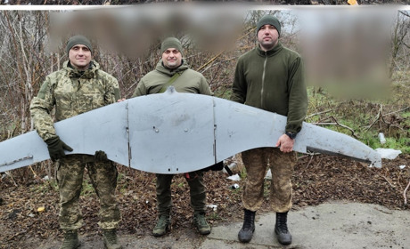 "Мінус" ворожий безпілотник: бійці калуського батальйону збили Supercam S350
