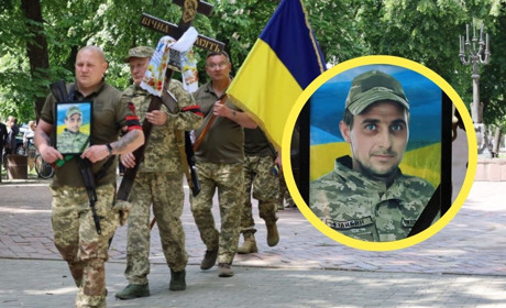 У Глухові провели в засвіти воїна Олександра Мазепу з Берези, який загинув у січні біля Авдіївки