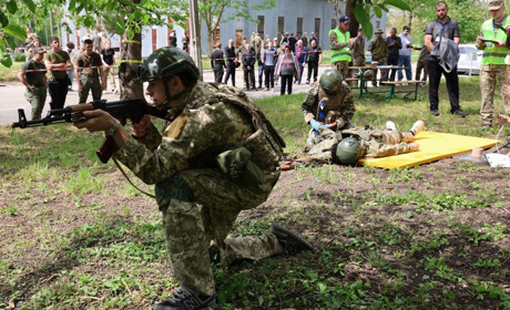 На Хмельниччині провели перші обласні змагання з предмета «Захист України»