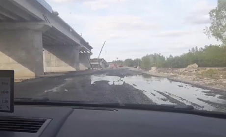 Дорога з Глухова до Києва: відкрито рух тимчасовою переправою через Сейм