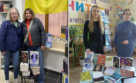 Американська дитяча письменниця подарувала книги Білопільській бібліотеці