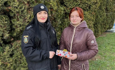 Новорічне диво від поліціантів для юної мешканки Уманщини