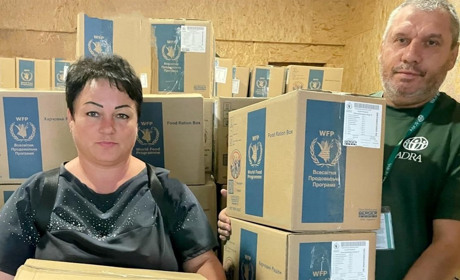 Продуктова допомога від АДРА для жителів Великобурлуччини