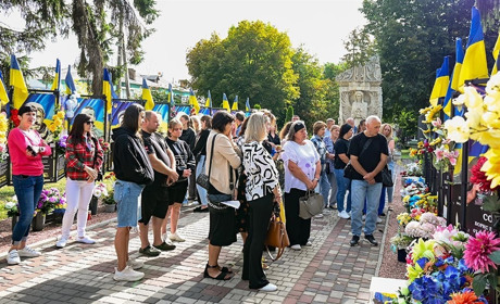 У вічному шикуванні на Алеї Слави: у Кагарлику вшанували пам’ять ще про трьох полеглих Героїв