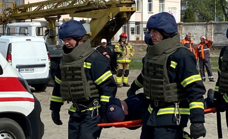 Реагування на надзвичайні ситуації: у Звягелі провели навчання з цивільного захисту