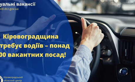 Кіровоградщина потребує водіїв – понад 100 вакантних посад: як отримати робоче місце