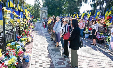 На вшанування пам'яті захисників, загиблих за незалежність і суверенітет України: мітинг в Кагарлику