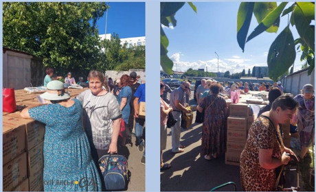 Петропавлівська громада отримала гуманітарну допомогу від міжнародної організації GEM