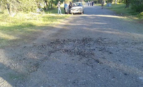 Поселок Врубовка пострадал от  обстрела