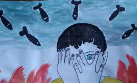 «Війна очима дітей» – на Донеччині підбили підсумки конкурсу малюнків