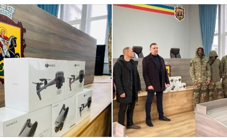 НІЖИНСЬКА ГРОМАДА ПЕРЕДАЛА ЩЕ 5 ДРОНІВ НАШИМ ЗАХИСНИКАМ