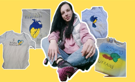 Як хобі допомогло вибратись з депресії: історія переселенки Марії з Харкова, яка малює на одязі