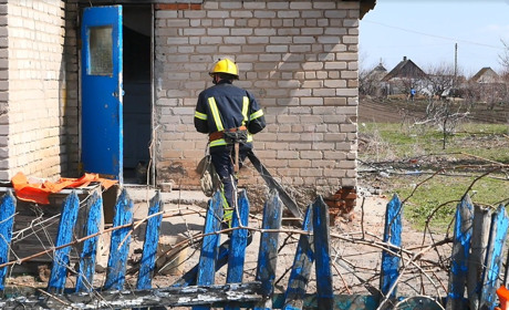 Герой нашего времени: житель Мелитопольского района Владимир Вовк спас двоих погорельцев