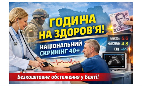 Година на здоров’я: як у Балті проходить національний скринінг для людей 40+