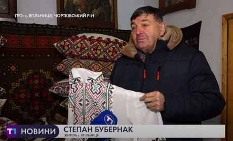 16 лемківських сорочок створив Степан Бубернак з Ягільниці (+ відео)
