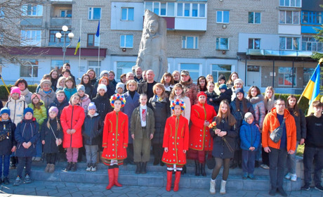 У Жмеринці вшанували пам’ять Тараса Шевченка і всіх, хто загинув у боротьбі за Україну