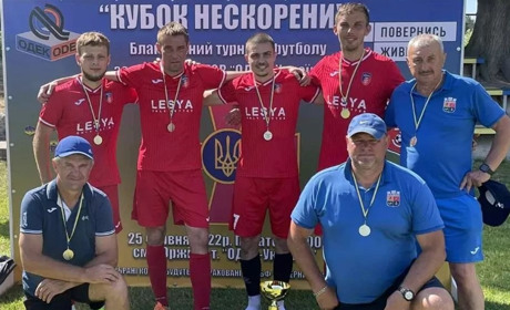 Футбольний клуб "Звягель" переміг у благодійному турніру на підтримку ЗСУ в Оржеві