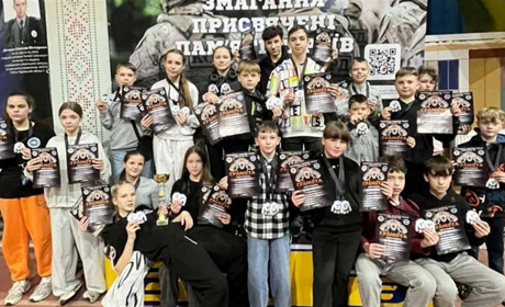 Переяславські "Акулята" вибороли 44 медалі на чемпіонаті Черкащини з таеквон-до ІТФ