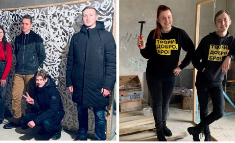 Потрібна світла тканина: жмеринчани плетуть маскувальні сітки для військових на передовій