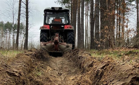 Задля пожежної безпеки у лісах Хмельниччини створюють мінералізовані смуги