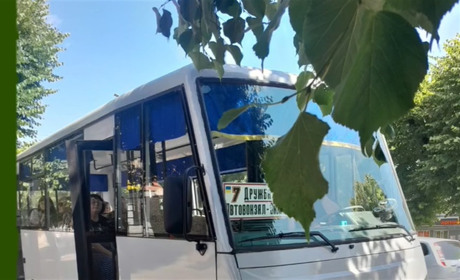 На маршруті №7 у Звягелі почав курсувати новий автобус I-VAN