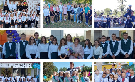 Фотомоменти Першого дзвоника з ліцеїв та гімназій Петропавлівщини