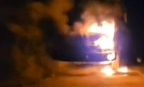 Подарунок до "Дня Росії": партизани спалили автівку окупантів під Каланчаком