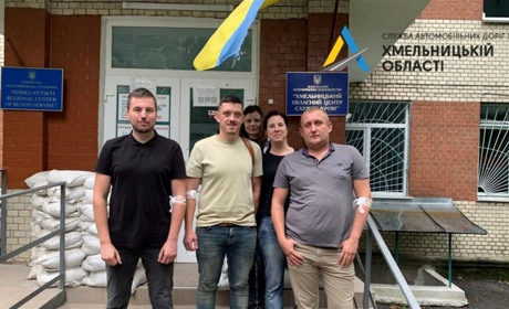 У час війни дорожники Хмельниччини стали донорами