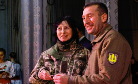 Вітання приймали військовослужбовці: в Попасній відбувся захід до Дня Збройних сил України